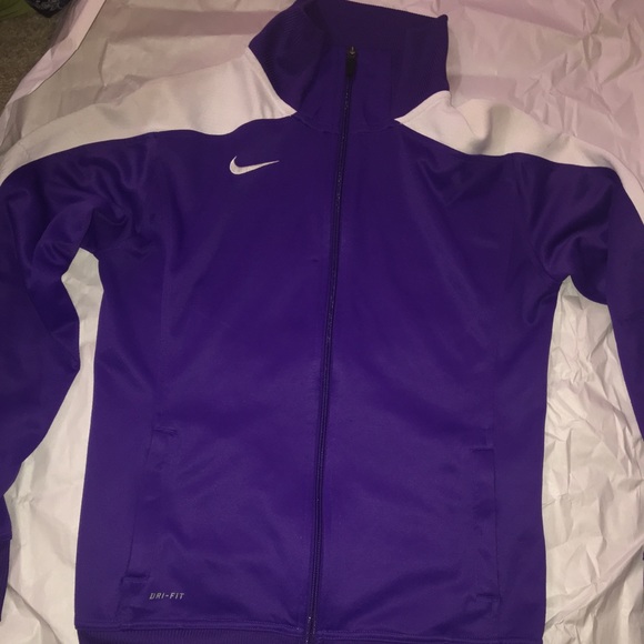 purple nike track jacket